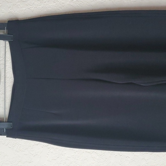 Chicos Design Size 2 US L High Rise Pull On Pants Straight Leg Black VTG - Picture 2 of 9